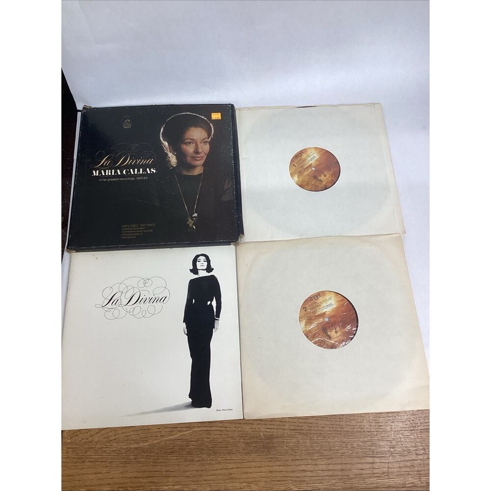 La Divina MARIA CALLAS Greatest Recordings 1953 -64 Double LP